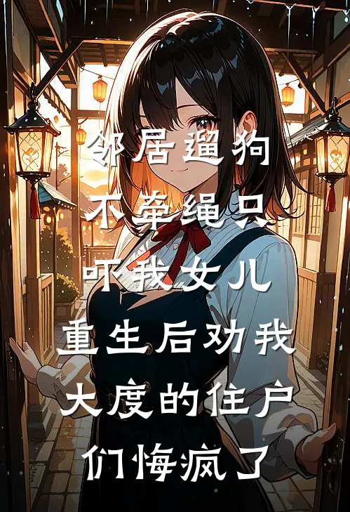 邻居遛狗不牵绳只吓我女儿，重生后劝我大度的住户们悔疯了