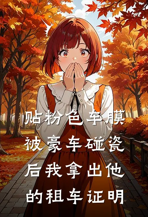 贴粉色车膜被豪车碰瓷后我拿出他的租车证明
