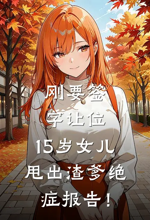 刚要签字让位，15岁女儿甩出渣爹绝症报告！