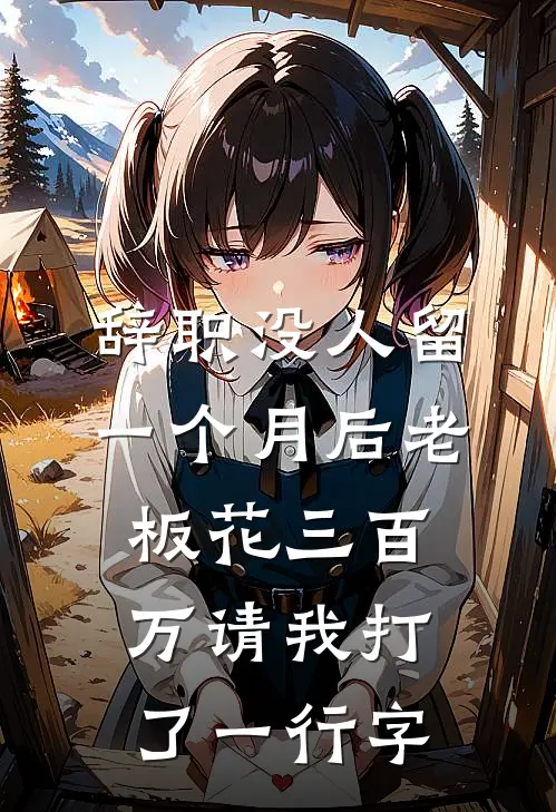 辞职没人留，一个月后老板花三百万请我打了一行字