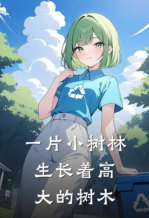 一片小树林生长着高大的树木