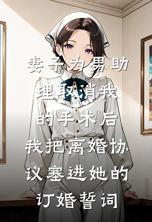 妻子为男助理取消我的手术后，我把离婚协议塞进她的订婚誓词