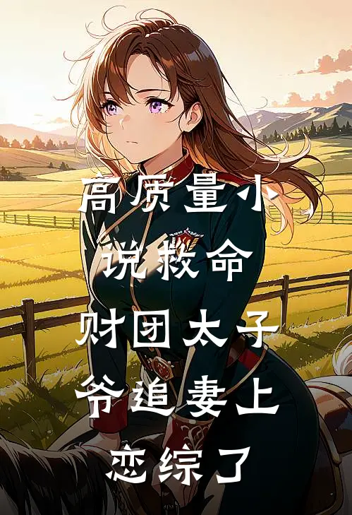 高质量小说救命，财团太子爷追妻上恋综了